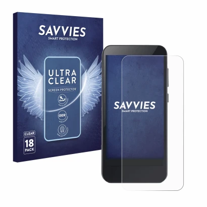 Parte frontal de un envase de producto con el logotipo de la marca Savvies. Al lado se muestra el dispositivo Omnipod 5 con su