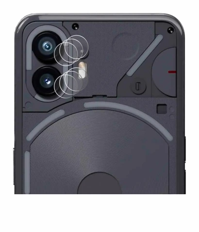 Imagen del dispositivo Nothing Phone (2) (SÓLO Cámara) con una amplia variedad de protectores de pantalla.