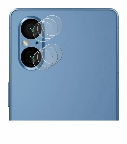 Imagen del dispositivo Sony Xperia 5 V (SÓLO Cámara) con una amplia variedad de protectores de pantalla.