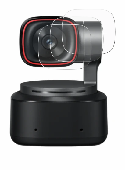 Imagen del dispositivo OBSBOT Tiny 2 con una amplia variedad de protectores de pantalla.