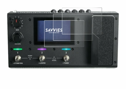 Imagen del dispositivo Headrush MX5 con una amplia variedad de protectores de pantalla.