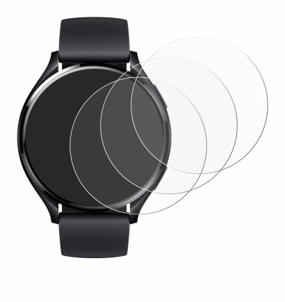 Imagen del dispositivo Xiaomi Watch 2 con una amplia variedad de protectores de pantalla.