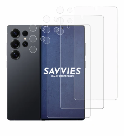 Imagen del dispositivo Samsung Galaxy S25 Ultra Enterprise Edition (Frontal+Cámara) con una amplia variedad de protectores de 