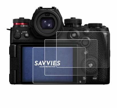 Imagen del dispositivo Panasonic Lumix S1R II con una amplia variedad de protectores de pantalla.