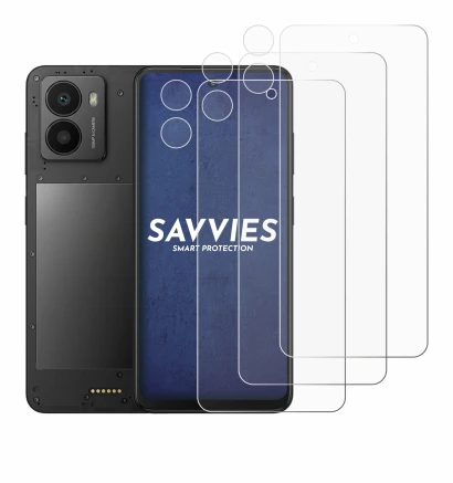 Imagen del dispositivo Xplora HMD Fusion X1 (Frontal+Cámara) con una amplia variedad de protectores de pantalla.