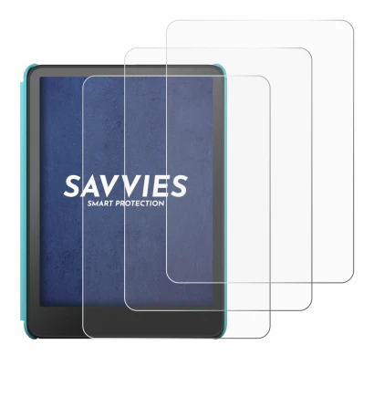 Imagen del dispositivo Amazon Kindle Colorsoft Kids con una amplia variedad de protectores de pantalla.