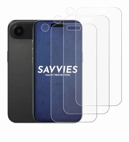 Imagen del dispositivo Apple iPhone Air (Frontal+Cámara) con una amplia variedad de protectores de pantalla.