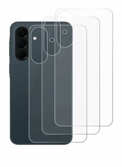 Imagen del dispositivo Samsung Galaxy A37 5G (Trasero) con una amplia variedad de protectores de pantalla.