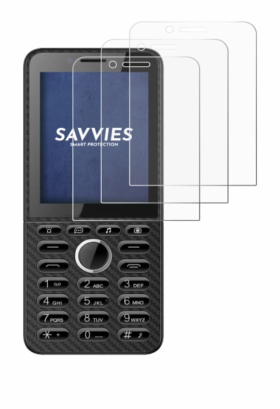 Imagen del dispositivo Energizer E288S con una amplia variedad de protectores de pantalla.