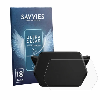 Parte frontal de un envase de producto con el logotipo de la marca Savvies. Al lado se muestra el dispositivo Navee XT5 Max co