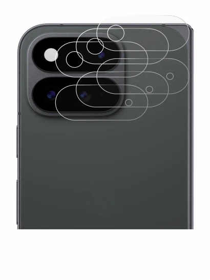 Imagen del dispositivo Google Pixel 11 Pro Fold (SÓLO Cámara) con una amplia variedad de protectores de pantalla.