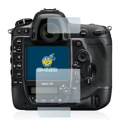 Imagen del dispositivo Nikon D5 con una amplia variedad de protectores de pantalla.