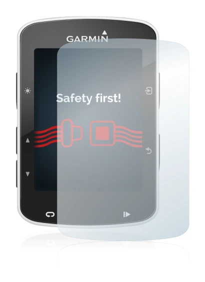 Imagen del dispositivo Garmin Edge 820 con una amplia variedad de protectores de pantalla.