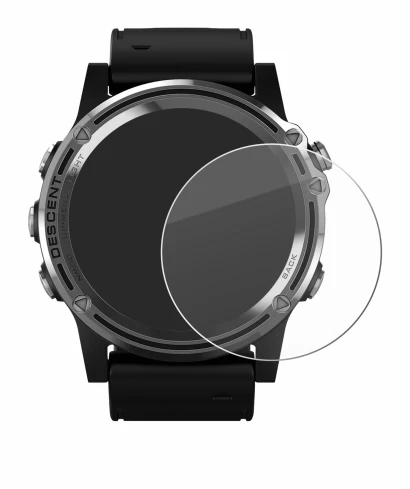 Imagen del dispositivo Garmin Descent Mk1 con una amplia variedad de protectores de pantalla.