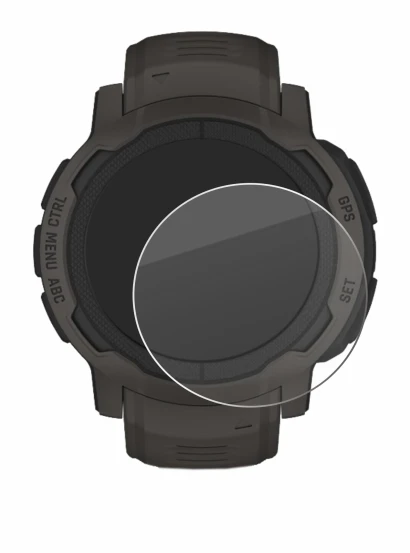 Imagen del dispositivo Garmin Instinct 2 con una amplia variedad de protectores de pantalla.