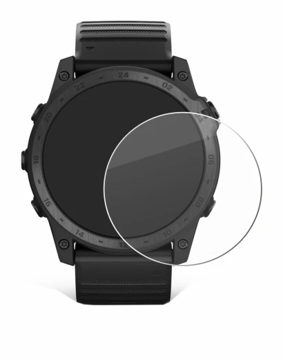 Imagen del dispositivo Garmin Tactix 7 Pro Ballistics con una amplia variedad de protectores de pantalla.