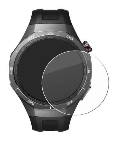 Imagen del dispositivo Huawei Watch GT 5 Pro (46 mm) con una amplia variedad de protectores de pantalla.
