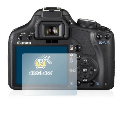 Imagen del dispositivo Canon EOS 500D con una amplia variedad de protectores de pantalla.