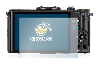 Imagen del dispositivo Pentax Q con una amplia variedad de protectores de pantalla.