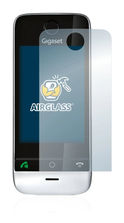 Imagen del dispositivo Gigaset SL910 (recorte circular) con una amplia variedad de protectores de pantalla.