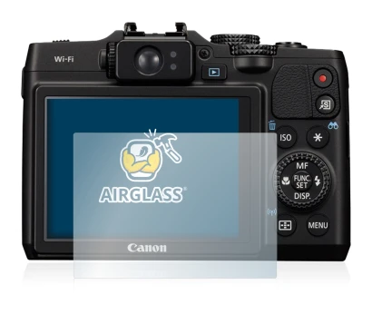 Imagen del dispositivo Canon PowerShot G16 con una amplia variedad de protectores de pantalla.