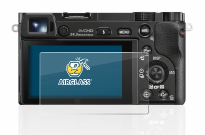 Imagen del dispositivo Sony Alpha 6000 con una amplia variedad de protectores de pantalla.