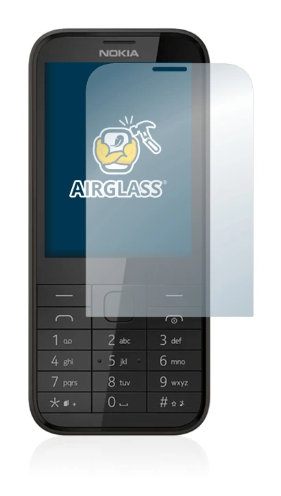Imagen del dispositivo Nokia 225 con una amplia variedad de protectores de pantalla.