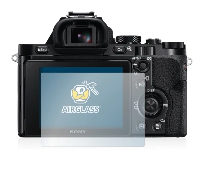 Imagen del dispositivo Sony Alpha 7S con una amplia variedad de protectores de pantalla.