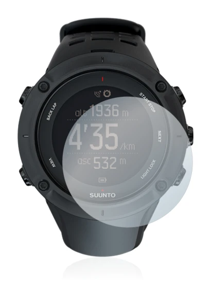 Imagen del dispositivo Suunto Ambit3 Peak Black con una amplia variedad de protectores de pantalla.