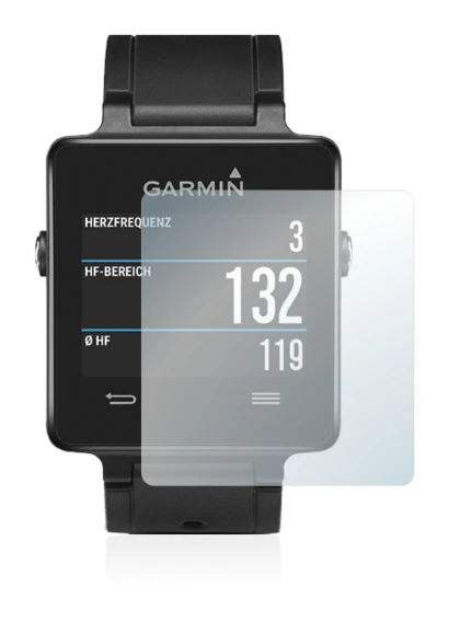 Imagen del dispositivo Garmin vivoactive con una amplia variedad de protectores de pantalla.