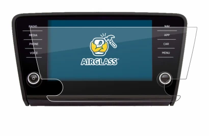 Imagen del dispositivo Skoda Amundsen Superb 2018 Infotainment System 8" con una amplia variedad de protectores de pantalla.