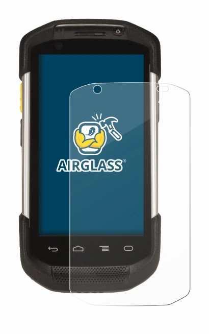 Imagen del dispositivo Zebra TC77 con una amplia variedad de protectores de pantalla.