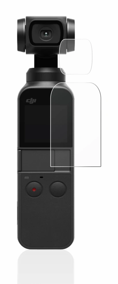 Imagen del dispositivo DJI Osmo Pocket (Pantalla + Lente) con una amplia variedad de protectores de pantalla.
