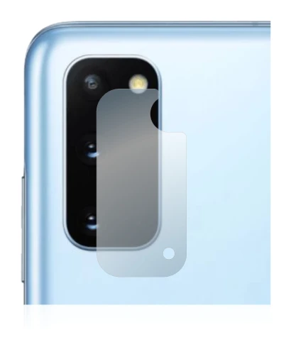 Imagen del dispositivo Samsung Galaxy S20 (SÓLO Cámara) con una amplia variedad de protectores de pantalla.
