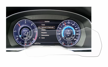 Imagen del dispositivo Volkswagen Passat Active Info Cockpit 12.3" con una amplia variedad de protectores de pantalla.