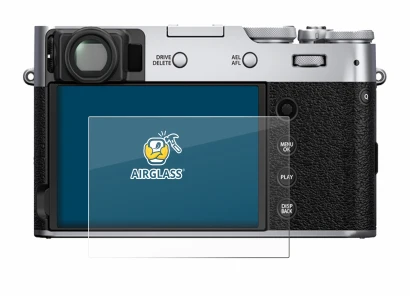 Imagen del dispositivo Fujifilm X100V con una amplia variedad de protectores de pantalla.
