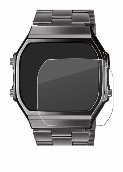 Imagen del dispositivo Casio A168WEGG-1BEF con una amplia variedad de protectores de pantalla.