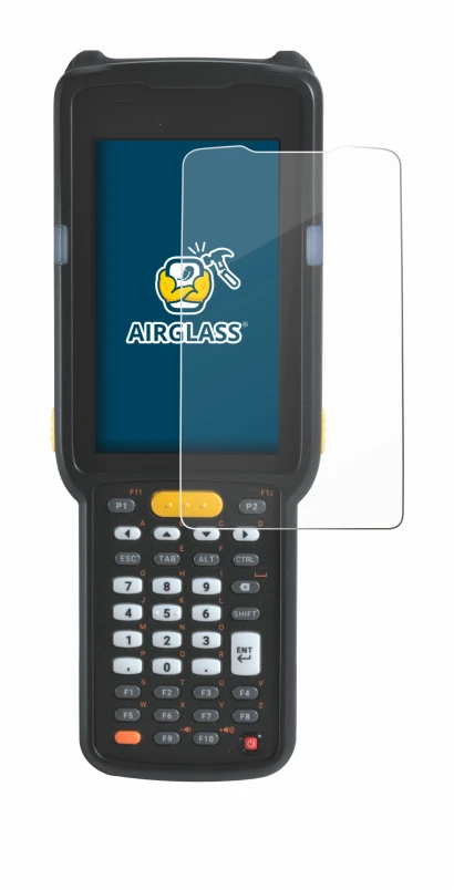 Imagen del dispositivo Zebra MC330L con una amplia variedad de protectores de pantalla.