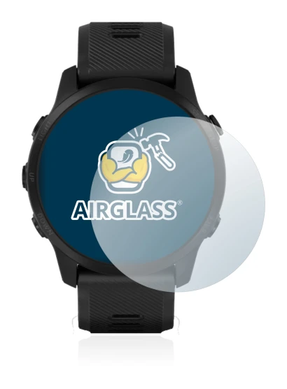 Imagen del dispositivo Garmin Forerunner 945 LTE con una amplia variedad de protectores de pantalla.