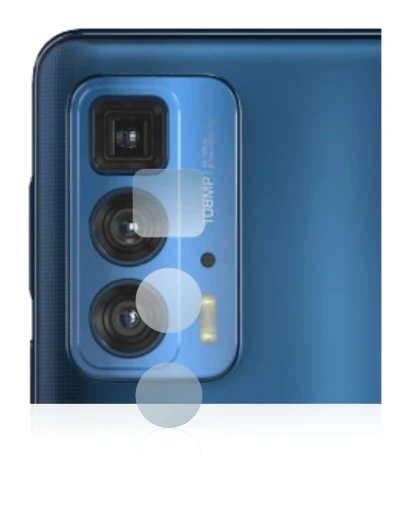 Imagen del dispositivo Motorola Edge 20 Pro (SÓLO Cámara) con una amplia variedad de protectores de pantalla.