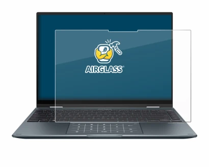 Imagen del dispositivo ASUS ZenBook 14 Flip OLED con una amplia variedad de protectores de pantalla.