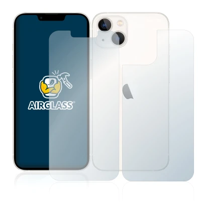 Imagen del dispositivo Apple iPhone 13 (Frontal+Trasero) con una amplia variedad de protectores de pantalla.