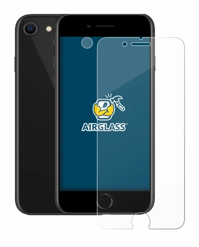 Imagen del dispositivo Apple iPhone SE 2 2020 (Frontal+Cámara) con una amplia variedad de protectores de pantalla.