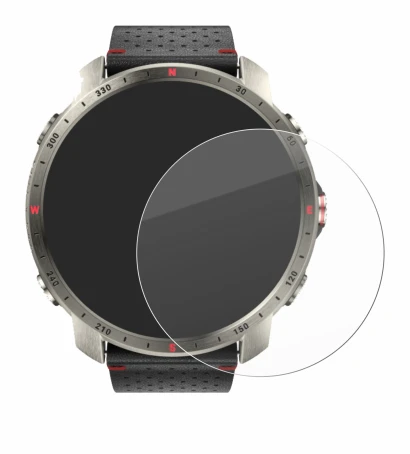 Imagen del dispositivo Polar Grit X Pro Titan con una amplia variedad de protectores de pantalla.