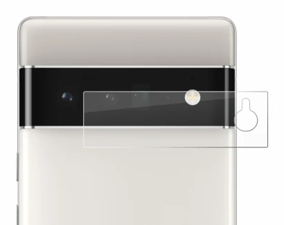 Imagen del dispositivo Google Pixel 6 Pro (SÓLO Cámara) con una amplia variedad de protectores de pantalla.