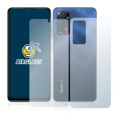 Imagen del dispositivo Xiaomi Redmi Note 11 Pro 5G (Frontal+Trasero) con una amplia variedad de protectores de pantalla.