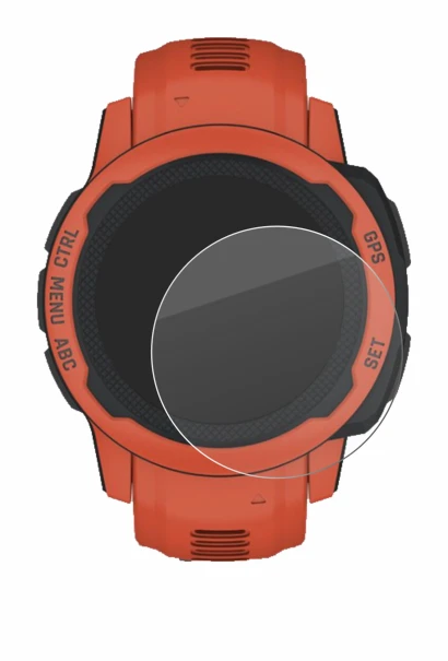 Imagen del dispositivo Garmin Instinct 2S con una amplia variedad de protectores de pantalla.