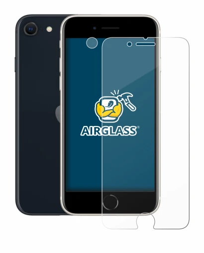 Imagen del dispositivo Apple iPhone SE 3 2022 (Frontal+Cámara) con una amplia variedad de protectores de pantalla.