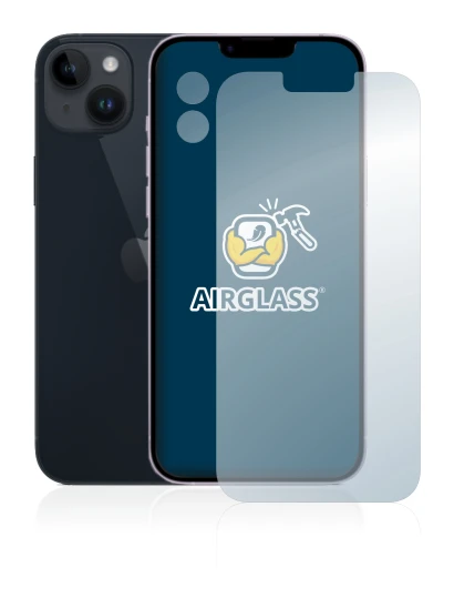 Imagen del dispositivo Apple iPhone 14 Plus (Frontal+Cámara) con una amplia variedad de protectores de pantalla.