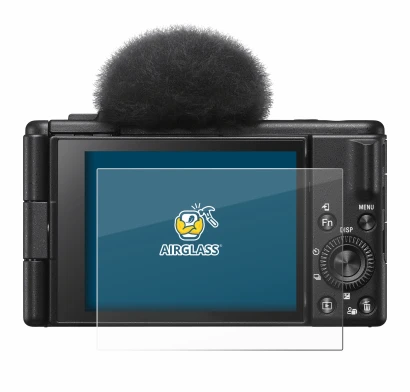 Imagen del dispositivo Sony ZV-1F con una amplia variedad de protectores de pantalla.